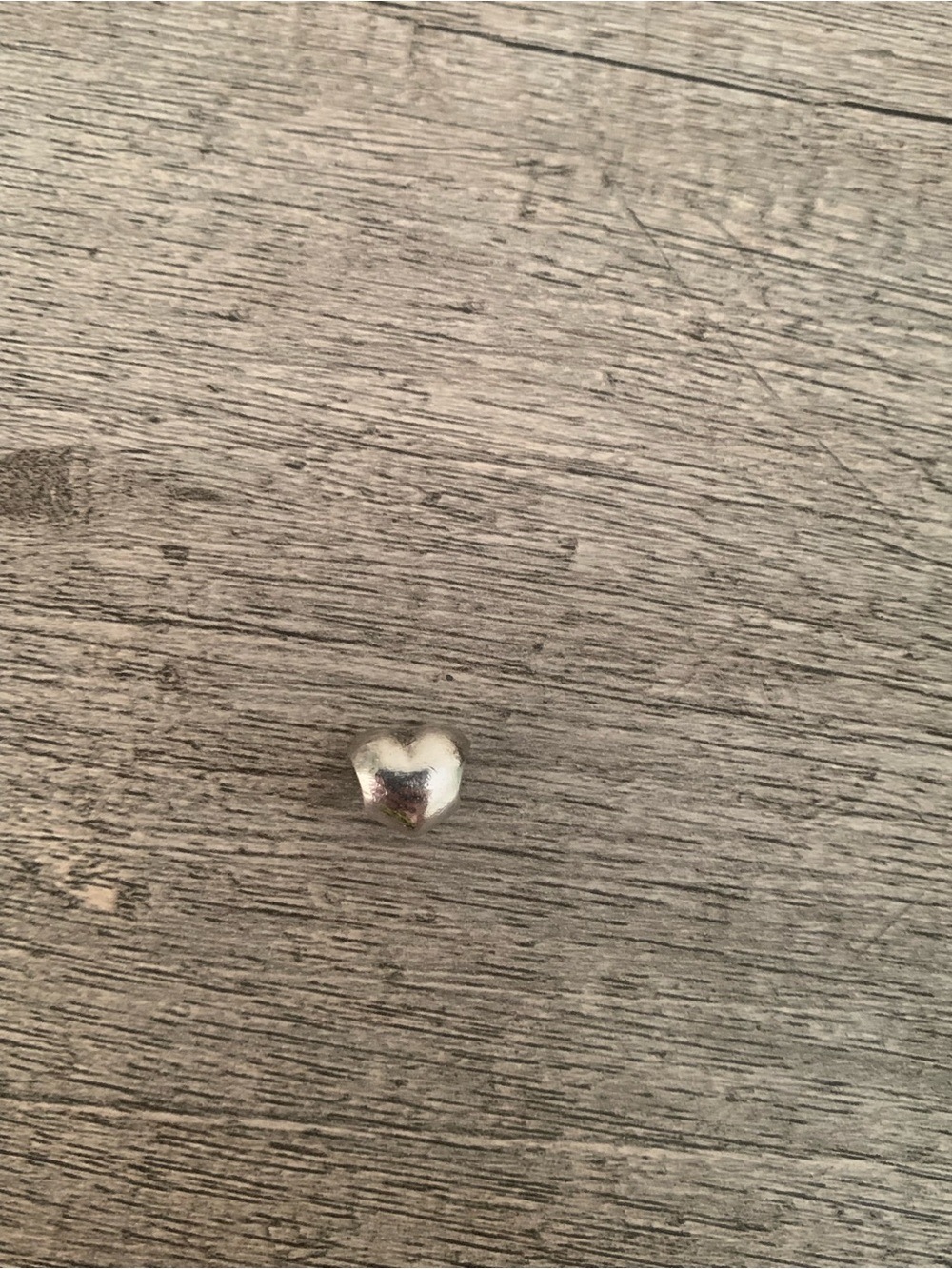 Pandora Silver Puffy Heart Charm